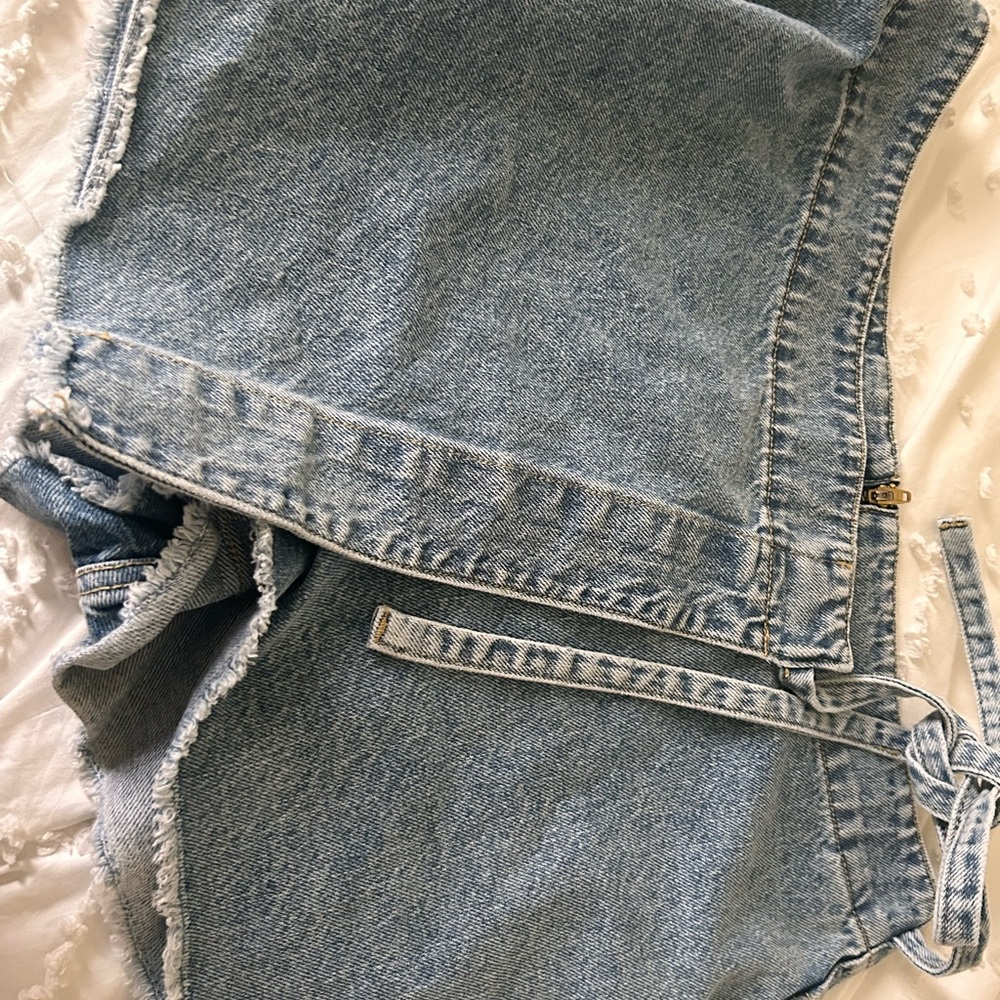 Altar'd State Blue Distressed Denim Jeans